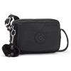 Kipling ABANU Borsa a tracolla piccola, Black Noir (Nero)