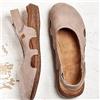 MODFUSDF Sandali Donna Estivi Cunei 2022 Nuovi Moda Casual Fibbia Hot Gladiator Sandali Antiscivolo Retro Flock Festa Ufficio Scarpe Nude 38
