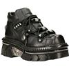 New Rock Stivaletti Unisex con Plateau M-215-S6 Neri Metallizzati Gotico Punk 7