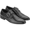 BS BOTTEGA DEL SARTO Man in Italy Bottega del Sarto Mocassino Saxon in Pelle Nera con Suola in Cuoio Sartoriale