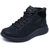 Skechers Ultra Flex 2.0 Mix Fashion - Stivali da donna casual, Nero/nero, 35 EU