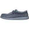 HEYDUDE Scarpe da Viaggio da Uomo in Jersey Elasticizzato Wally | Mocassini da Viaggio Leggeri e Comodi con Lacci Elastici, Cavolo di Legno, 42 EU
