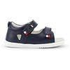Bobux Barefoot I-Walk Rise Sandalo unisex, Navy, 24 EU Ancho