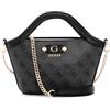 GUESS borsetta borsa a tracolla Lindsey Mini Tote Coal Logo grigio scuro