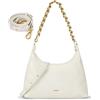 Fexkean Borsa a Spalla Donna in Pelle PU,Borsa a Tracolla Mini Hobo Bag Trendy,Y2K Crossbody Bag,Borse da Ascella Retrò,Elegante Borsetta Tracolla per Feste Shopping