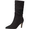 TYUIOP Stivaletti Donna Estivi Stivaletto Donna Moto Stivaletto Estivo Donna Stivaletti da Donna Neri Donna Stivali Alti Donna per Polpacci Larghi Anfibi Donna Platform Stivali da
