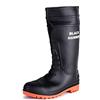 BLACK HAMMER Stivali di Gomma da Uomo con Punte in Acciaio e Suole Interne in Acciaio Wellington Stivali S5 SRC 9988 (44 EU)