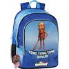 Franco Cosimo Panini BRAINROT - Zaino Scuola Organizzato Ufficiale Brainrot, Zaino per Ragazzi con Retro e Fondo Termoformati, Spallacci Imbottiti e Regolabili, Interno Foderato con Tasca Zip, 32x43hx23 cm