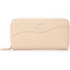 Armani Exchange Portafoglio da donna Essential Wave, Silver Logo Bi-Fold, alba, taglia unica