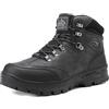 AX BOXING Scarpe Uomo Invernali Stivali Caldo Scarponcini Trekking Antiscivolo Scarpe da Neve Comode Outdoor Stivaletti Taglia 41-46 EU(Nero_B,43 EU)