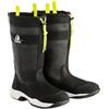 12skipper Drake Offshore - Stivali da barca impermeabili, unisex, colore: Nero