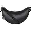 Marc Peter Crossbody Moon Bag | Mezzaluna Borsa a tracolla in pelle | Elegante borsa a tracolla con tracolla regolabile | Borse a tracolla da donna