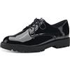 Tamaris Donna 1-1-23605-41, Oxford, Blk Brevetto STR, 36 EU