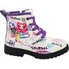 Easy Shoes Anfibi Rainbow High con chiusura laterale Bianchi (numeric_30)