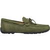 Geox Mocassini Uomo in Pelle Scamosciata Verde, Kosmopolis + Grip, Impermeabili con Suola Traspirante, Casual- U35CFA00022C3005 (Sistema Taglie Calzature EU, Adulto, Numero, Media, 46)