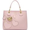Braccialini Beth Patch Borsa Donna con Cuori in Rilievo