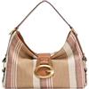 GUESS borsa a tracolla Camden Shoulder Bag Cognac Multi marrone