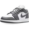 NIKE Scarpe Air Jordan 1 Low (GS) Taglia 39 Codice 553560-044 Grigio Ragazzi