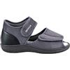 EXTRO STYLE Tecnica 5, Linea Anziani, Microfibra, Ciabatta Ortopedica Made in Italy per Piede Fasciato, Chiusura a Strappo, Scarpe Ortopediche, Dispositivo Medico Classe 1 (Taglia 36)