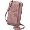 SENDEFN Borsa a Tracolla Donna, Trendy Portafoglio Borse Crossbody in Pelle Porta Custodia per Cellulare Piccole Borsa Donna per Cellulare con Cinghie Regolabili Staccabili e Fessura per Carte