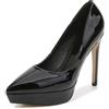 LIUGUISUOCHBH Scarpe col Tacco Alto da Donna. Décolleté con Plateau e Punta a Punta. Scarpe con Tacco a Spillo da 12 cm/4,72 Pollici. Scarpe Eleganti da Ufficio Eleganti e Formali,Nero,38 EU