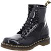 Dr. Martens 1460 Patent Red Combat Boots - Stivali unisex adulto, taglia 38,5 EU, colore: Nero Blu 38 EU