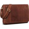 ROYALZ New Jersey Borsa Porta PC 13-15.6 pollici Uomo Pelle a tracolla - Cartella Ventiquattrore in Vera Pelle - Grande Borsa Portadocumenti Uomi
