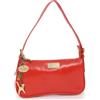 Catwalk Collection Handbags - Borsa a Spalla Picolla - Borsa a Mano da Donna - Borsetta da Sera - Pelle - Celine - Rosso BF
