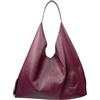 Cheval Firenze Borsa a Spalla Iris, Vera Pelle Made in Italy (Bordeaux)