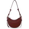 ACUYE Borsa a tracolla da donna, in pelle, a mezzaluna, borsa a tracolla per ravioli, borsa da donna sotto le ascelle, borsa a mezzaluna con tracolla regolabile