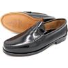 Marttely Loafer Uomo Elegante Scarpe Mocassini Pelle 39-EU Nero Penny-Loafer Eleganti Confortevole Scarpe Cerimonia Uomo Nere Suola Cuoio Cucito Goodyear Welted Fatto in Spagna Made in Spain