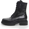 Nero Giardini NEROGIARDINI Anfibio in pelle con fondo carro. Made in Italy Nero NERO 39