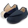STRAPPO SOFT Pantofole Donna Ortopediche Ciabatte Estive Anziani per Piedi Gonfi Scarpe Piatta Larga per Signora Traspirante da Casa Comfort Antiscivolo Leggera per Post Operatorio STR02601 Blu 39