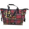 PashBAG Borsa donna shopper Grande da spalla chiusa con zip MATILDA (Scozzese)