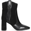 CAFèNOIR - Tronchetto In Pelle Bimateriale, Da Donna, Colore Nero, Taglia 38