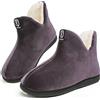 GURGER Pantofole Stivaletto Uomo Invernali Chiuse Peluche Calde Ciabatte Alte Donna Pantofole da Casa Collo Marrone 42 43