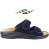 EASYWALK ciabatte UOMO sandali doppio strappo ALVEARE soletta anatomica SOFT - vegan 100% made in italy 2025