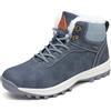 Mishansha Stivali da Neve Imbottiti Uomo Donna Inverno Blue 38 EU