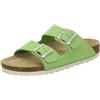 AFS-Schuhe AFS, 2100, sandali da donna in vera pelle, comodi, pratiche scarpe da lavoro, fatte a mano in Germania, Verde (mela), 42 EU