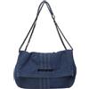Farcauo Borsa a tracolla in denim vintage Borsa tote in denim blu navy Portafoglio da donna capiente