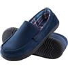 RockDove Alexander Pantofole da Uomo in Stile Mocassino con Fodera in Flanella, Taglia 46 EU Uomo, Blu Navy