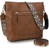 VX VONXURY Borsa a Tracolla Donna, Borsa a Spalla in Pelle Vegan di Mode, Borsa a Secchiello Hobo di Design