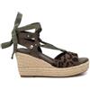 REFRESH - Sandali Donna Kaki - Scarpe comode e versatili - Moda casual - Modello 17313502 (Misurare 36)