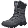 Kobilee Stivali Militari Uomo Invernali Alti Antipioggia Foderato Scarpe Trekking Montagna da Caccia Neve Outdoor Scarponcini Impermeabili Snowboard Stivaletto Imbottiti