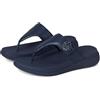 Fitflop Sandali da donna F-mode Go Beadie-button Adj. Flatform T/P, Marina Militare, 42 EU