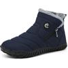 CELANDA Stivali Donna Invernali Uomo Stivali da Neve Foderato Caldo Scarpe da Inverno Caldi Casual Camminate Antiscivolo Boots Impermeabili,Blu,Dimensione:40 EU
