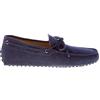 Tod's Uomo Mocassino in camoscio Giallo con Laccetto. Suola Gommini