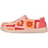 HEYDUDE Mocassini Wendy Cottage Crochet Donna, Petalo Rosa/Multicolore, 38 EU