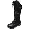 TYUIOP Stivali con Zeppa Stivaletti Donna con Tacco A Spillo Stivaletti Bassi Donna Stivali Moto Donna Impermeabile Texani Stivali al Ginocchio Donna con Tacco Stivali Donna Fango Che