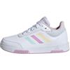 adidas Tensaur Sport Training Lace Shoes, Sneakers Unisex - Adulto, Cloud White Almost Blue Bliss Lilac, 37 1/3 EU